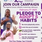 Ministry Launches ‘Pledge 5’ For Cancer Awareness